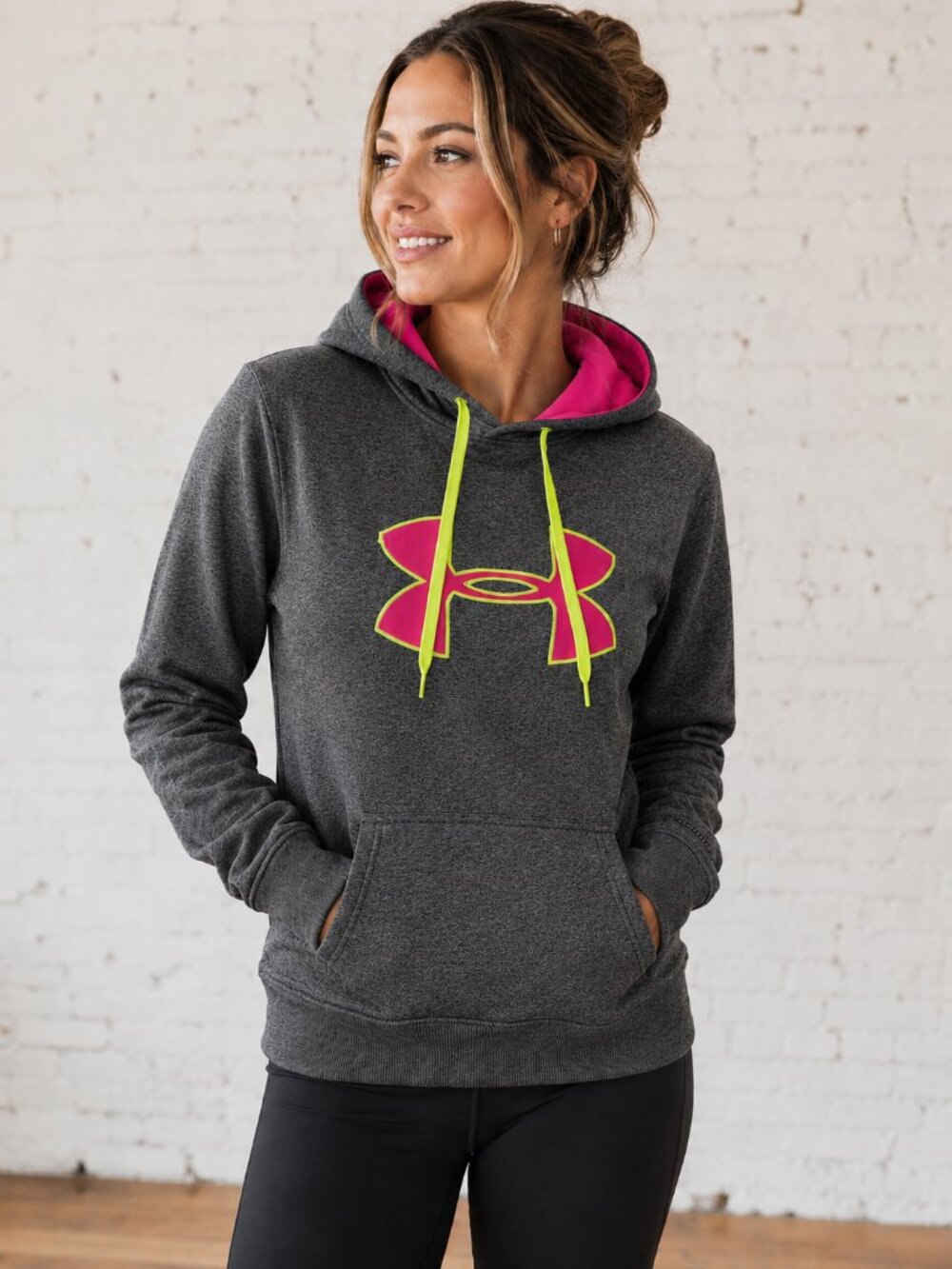 Under Armour ColdGear Storm Hoodie - Women's Gray Heather Pullover - Size Medium